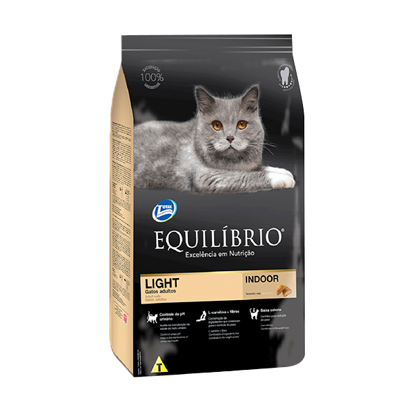 Equilibrio Gatos Adultos Light Indoor