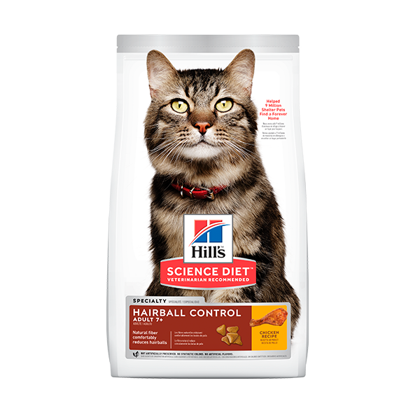 Hill’s Science Diet Adult 7+ Hairball Control