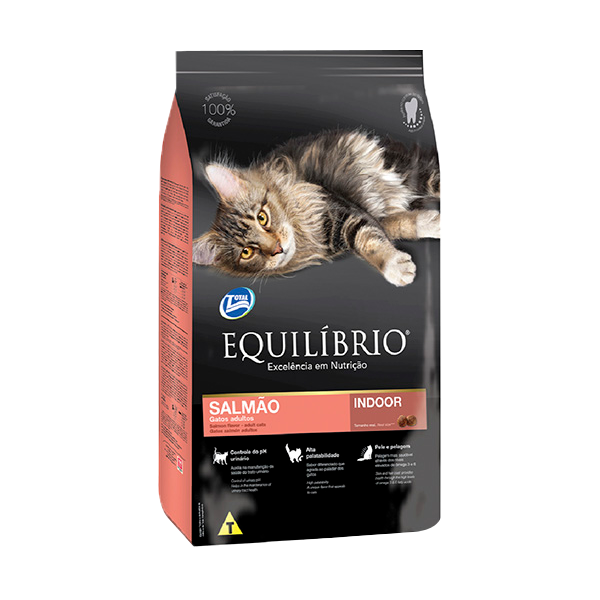 Equilibrio Gato Adulto Salmon Indoor