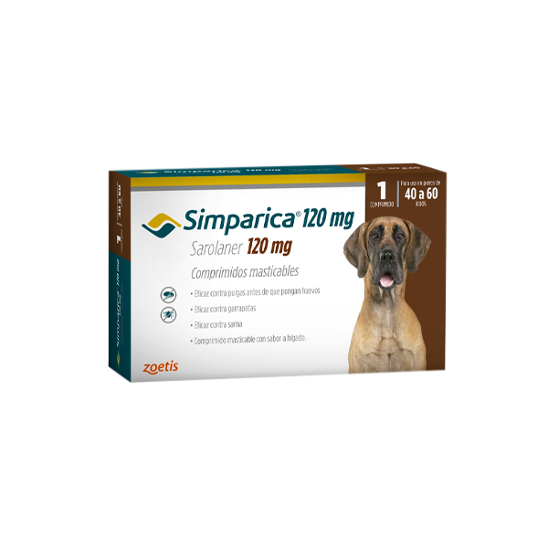 Simparica 120 mg caja 1 tableta