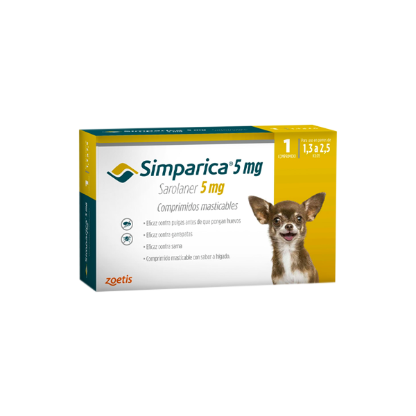 Simparica 5mg caja 1 tableta