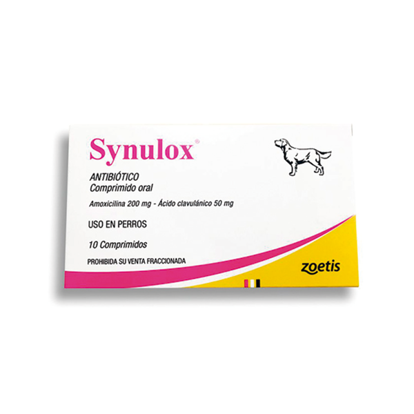 Synulox 250 mg caja 10 tabletas
