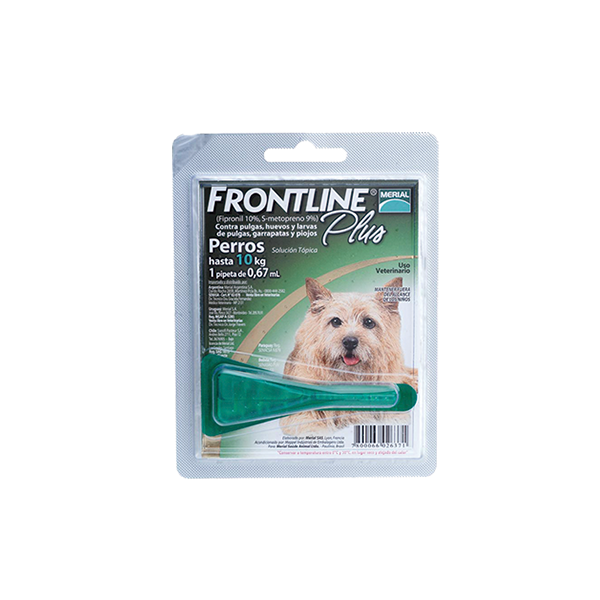 Frontline Plus Pipeta 0.67 ml /2-10 kg