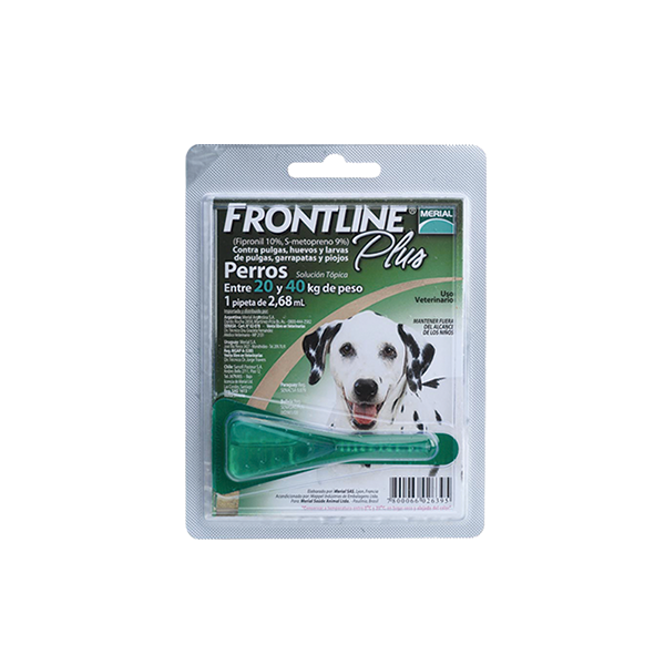 Frontline Plus Pipeta 2,68 ml /20-40 kg