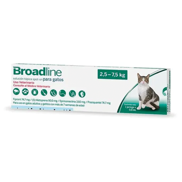 Broadline Spot on Pipeta Gato 2.5-7.5 kg