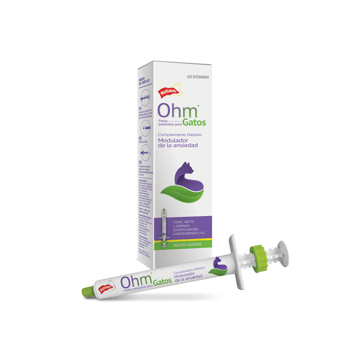Ohm en pasta para Gatos